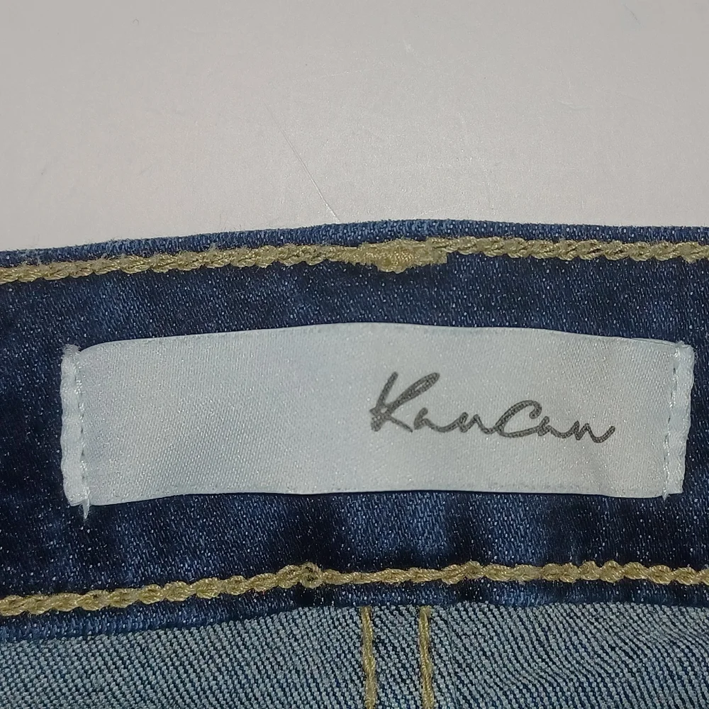 KanCan Cuffed Bermuda Mid Rise Jean Shorts Women's Sz 31